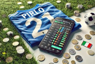 Ein fast ratloser, starrer Blick aus dem Gesicht der Fußball-Legende Andrea Pirlo, welcher von der Seite in Nahaufnahme zu sehen ist.