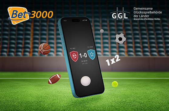 Bet3000 erhält die Online-Sportlizenz der GGL zurück.