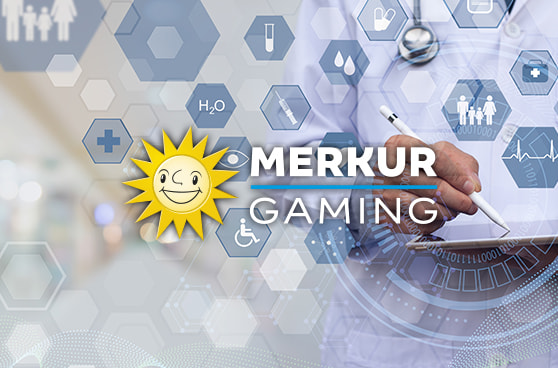 Mitarbeitende bei Merkur nehmen an einer betrieblichen Gesundheitsmaßnahme teil, entspannt und aktiv im Arbeitsumfeld.